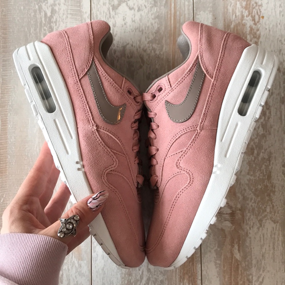 NWTNike ID dusty rose Air Max 1 Premium Custom - Picture 8 of 8